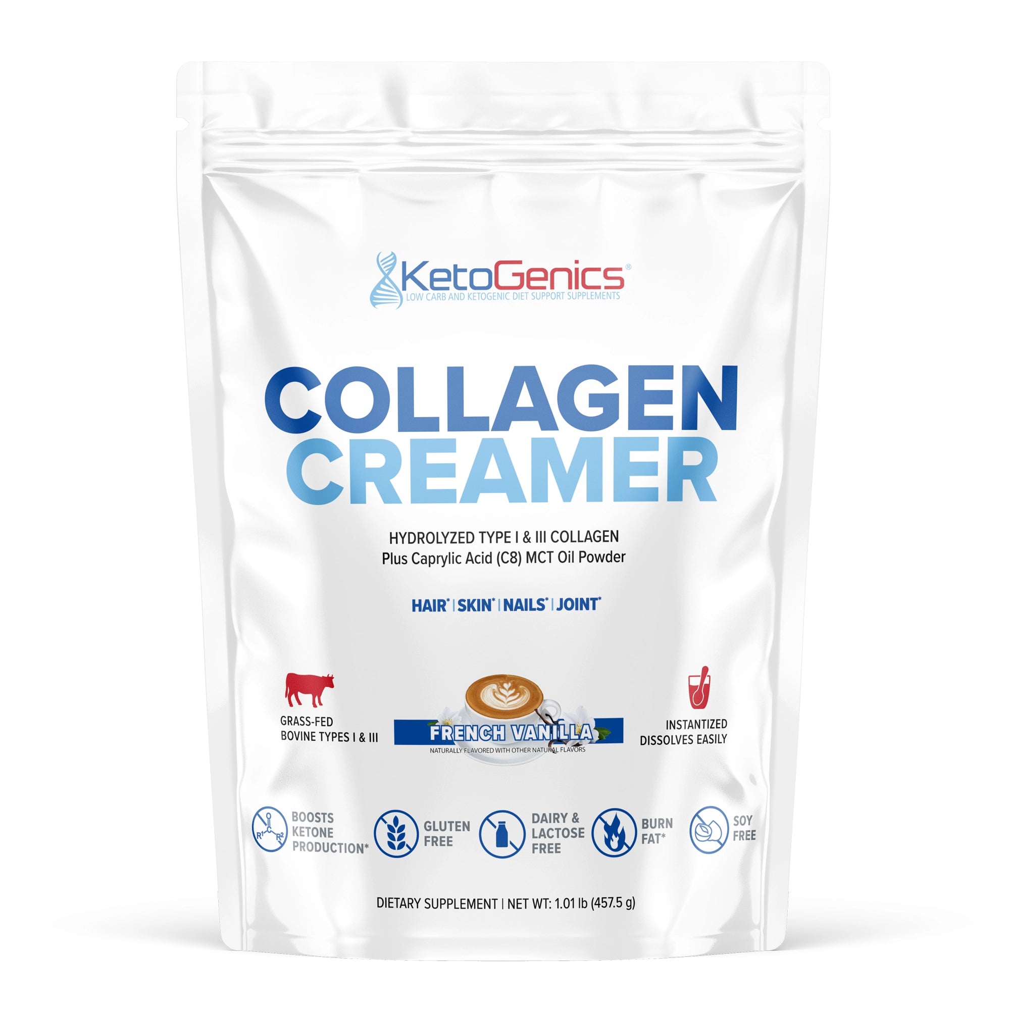 French Vanilla Keto Collagen Creamer Powder